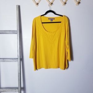 UNIVERSITY GIRLS APPAREL WV MOUNTAINEERS GOLD SHIRT SIZE 3X